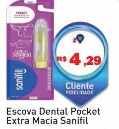 Tonin Superatacado Escova dental pocket extra macia sanifil oferta