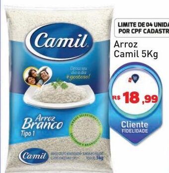 Tonin Superatacado Arroz camil 5kg oferta