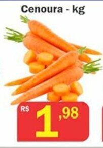 Supermercados Pedroso Cenoura 1kg oferta