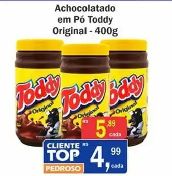 Achocolatado em po Toddy Original 400g