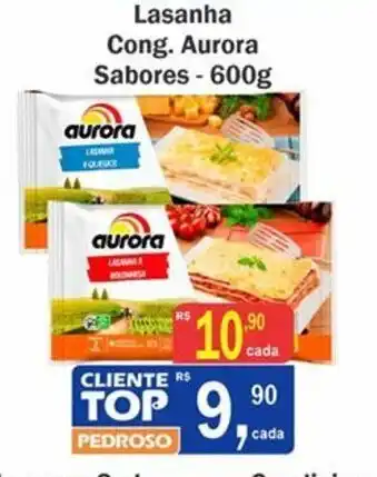 Supermercados Pedroso Lasanha Cong. Aurora Sabores 400g oferta