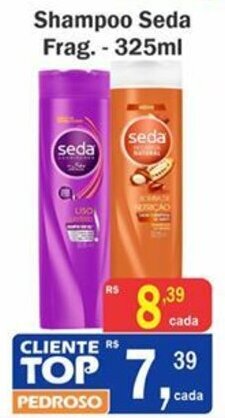 Shampoo Seda frag 325ml