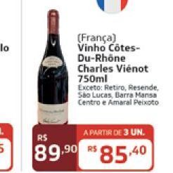 Royal Supermercados Vinho oferta