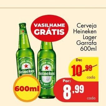 Barbosa Supermercados Cerveja heineken oferta