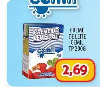 San Michel Supermercados Creme De Leite Cemil TP 200g oferta