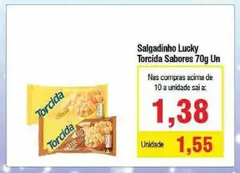 Salgdinho Lucky Torcida Sabores 70g un.