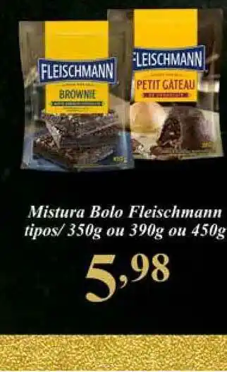 Confiança Supermercados Mistura Bolo Fleischmann Tipos 350g ou 390g ou 450g oferta