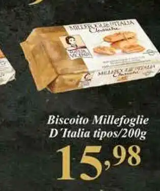 Confiança Supermercados Biscoito Millefoglie D'italie Tipos 200g oferta