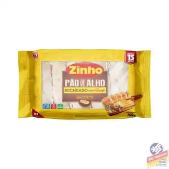 Supermercados Santa Helena Pao alho zinho baguete tradicional 300g oferta