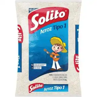 Atacadão Arroz tipo 1 pacote 5kg - solito oferta