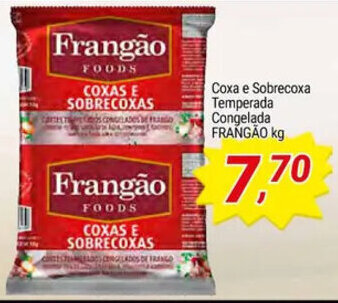 Coxa e Sobrecoxa Temperada Congelada Frangao 1kg