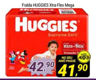 Fralda Huggies Xtra-Flex Mega