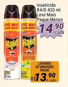 Inseticida Raid 420ml Leve Mais pague Menos