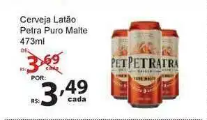 Super Luna Cerveja Latão Petra Puro Malte 473ml oferta