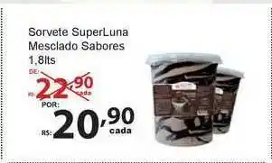Super Luna Sorvete Superluna Mesclado Sabores 1.8L oferta