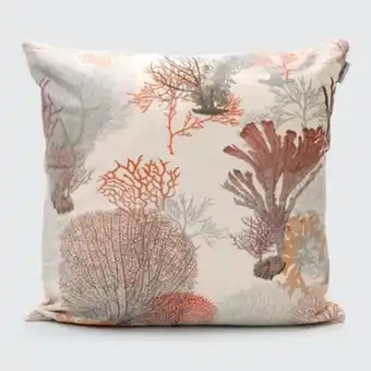 Capa de almofada aveludada coral 45cm x 45cm