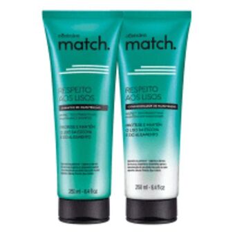 O Boticário Combo match respeito aos lisos: shampoo manutenção + condicionador manutenção oferta