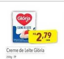 Supermercados Condor Creme de leite glória oferta