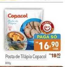 Supermercados Condor Posta de tilápia copacol oferta