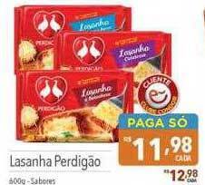 Supermercados Condor Lasanha perdigão oferta