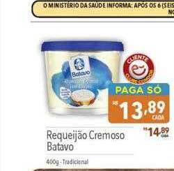 Supermercados Condor Requeijão cremoso batavo oferta