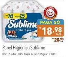 Papel higiênico sublime