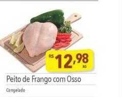 Supermercados Condor Peito de frango com osso oferta
