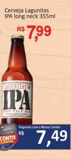 Supermercados Savegnago Cerveja lagunitas ipa long neck oferta