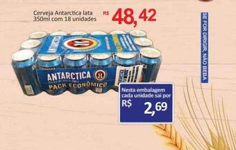 Supermercados Savegnago Cerveja antarctica oferta