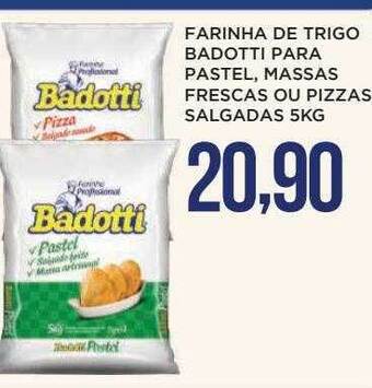 Apoio Mineiro Farinha de trigo badotti para pastel massas frescas ou pizzas salgadas oferta