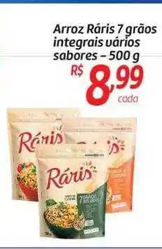 Arroz ráris 7 grãos integrais varios sabores
