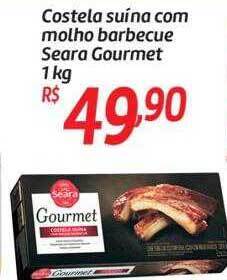 Comper Costela suina com molho barbecue seara gourmet oferta