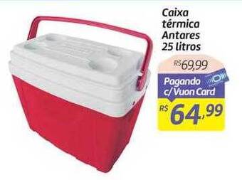 Caixa térmica antares 25 litros