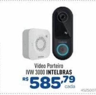 Comjol Video porteiro ivw 3000 intelbras oferta