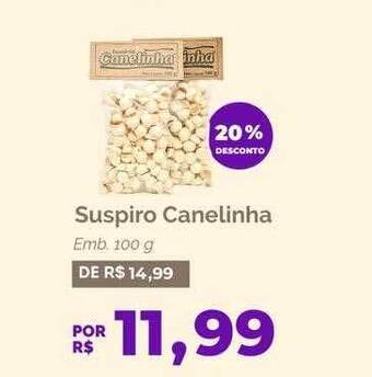 Oba Hortifruti Suspiro canelinha 20% desconto oferta
