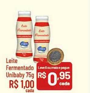 Supermercados Goes Leite fermentado unibaby oferta