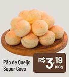 Pão de queijo super goes