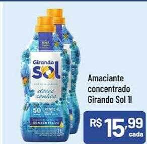 Supermercados Goes Amaciante concentrado girando sol oferta
