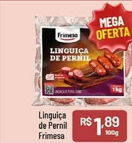 Supermercados Goes Linguiça de pernil frimesa oferta