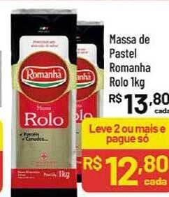 Supermercados Goes Massa de pastel romanha rolo oferta