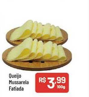 Supermercados Goes Queijo mussarela fatiada oferta