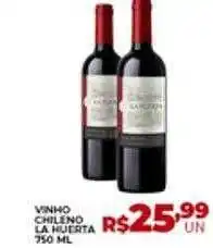 Supermercados Myatã Vinho chileno la huerta oferta