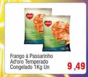 Spani Atacadista Frango à passarinho ad'oro temperado congelado oferta