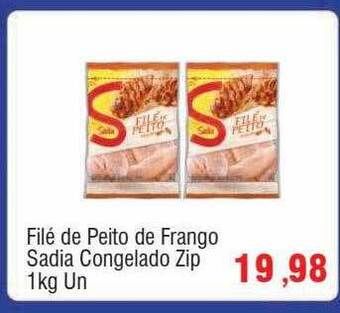 Spani Atacadista Filé de peito de frango sadia congelado zip oferta