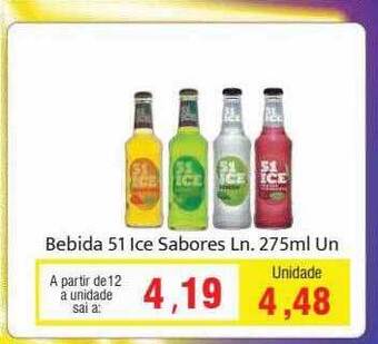 Spani Atacadista Bebida 51 ice sabores oferta