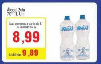 Spani Atacadista Álcool zulu 70° oferta