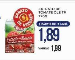 Apoio Mineiro Extrato de tomate olé tp oferta