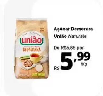 Açúcar demerara união naturale