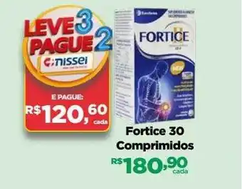 Farmácias Nissei Fortice 30 comprimidos oferta