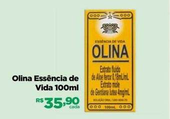 Farmácias Nissei Olina essência de vida 100ml oferta